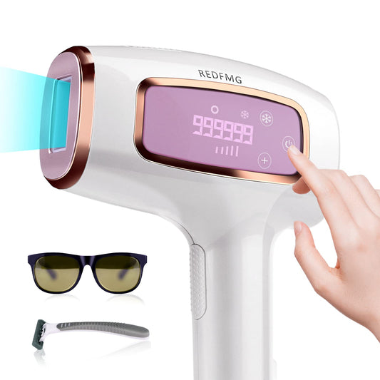 REDFMG Laser Hair Removal for Women at Home, for Facial Armpits Legs Bikini Line Whole Body